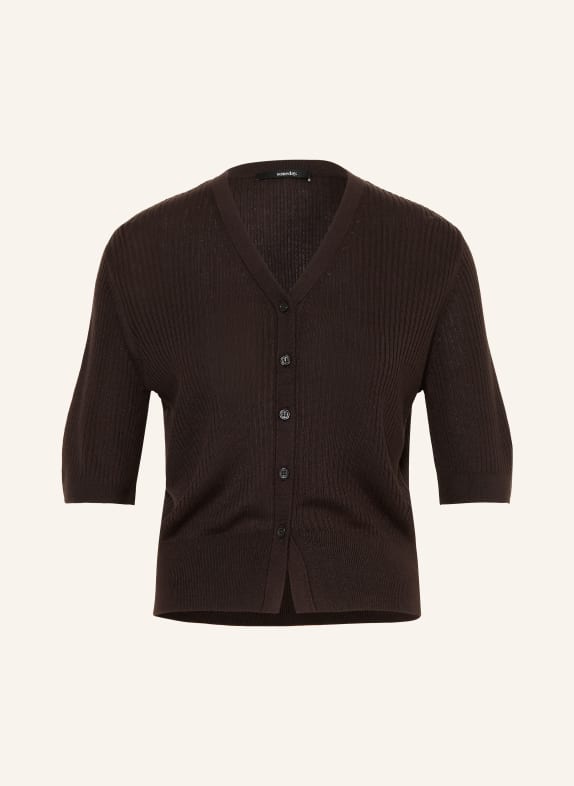 someday Gilet TILINA à manches 3/4 MARRON FONCÉ