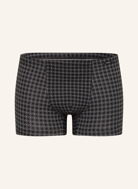 mey Boxershorts i serien ROUND GRID SVART / LJUSGRÅ