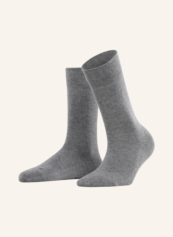FALKE Chaussettes SENTITIVE LONDON 3390 LIGHT GREYMEL.