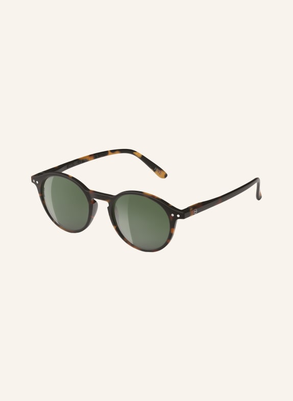 IZIPIZI Sonnenbrille HAVANA/ GRÜN POLARISIERT