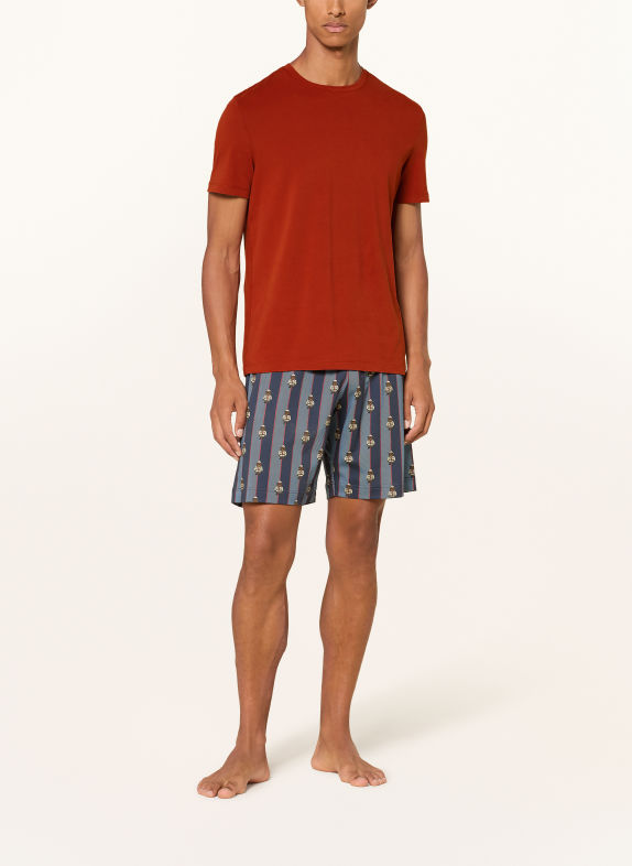 mey Schlafshirt RELAX TUNED ROT