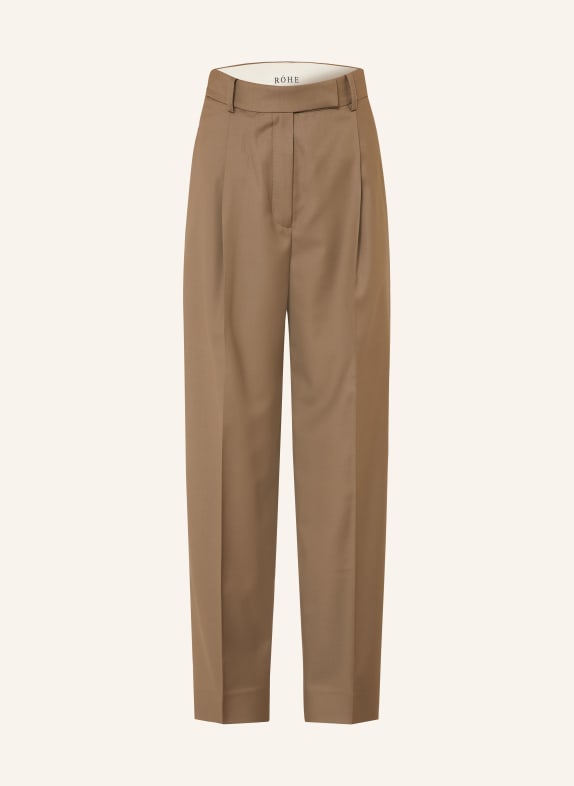 RÓHE Pantalon palazzo DARIA MARRON