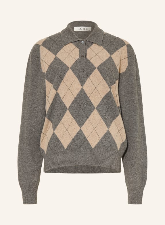 RÓHE Pull GRIS / BEIGE / GRIS FONCÉ