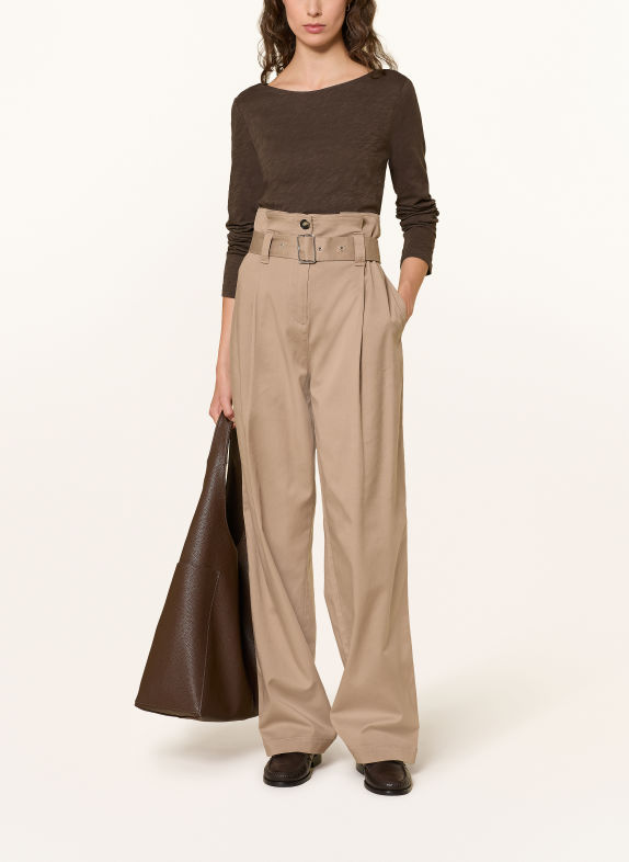 Marc O'Polo Longsleeve DUNKELBRAUN