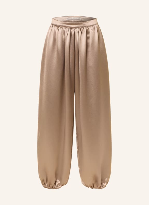 (THE MERCER) N.Y. Pantalon en satin TAUPE