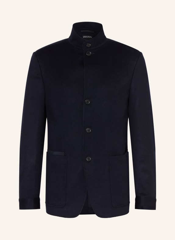 ZEGNA Cashmere-Sakko Regular Fit DUNKELBLAU