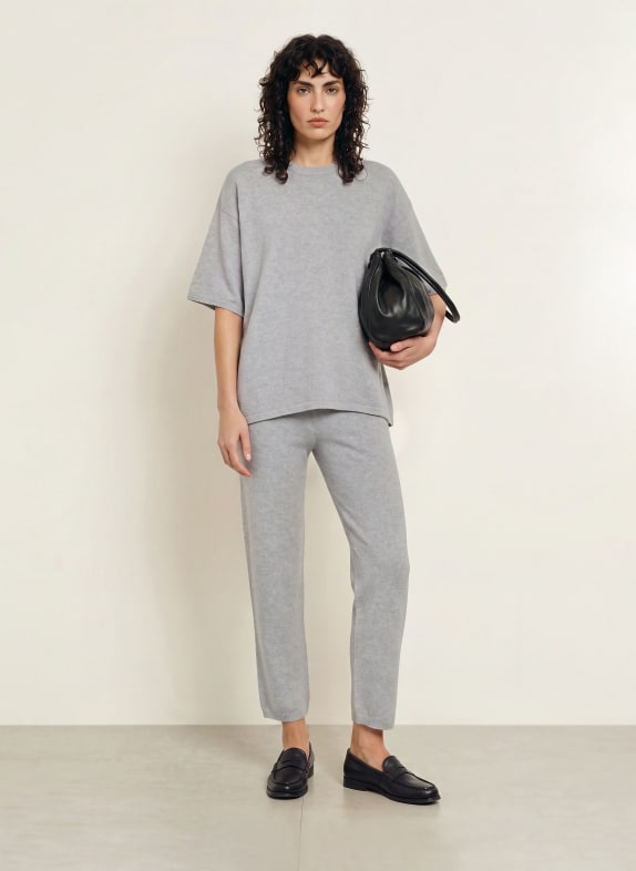 by Aylin Koenig Gebreide broek NEA met merinowol GRIJS