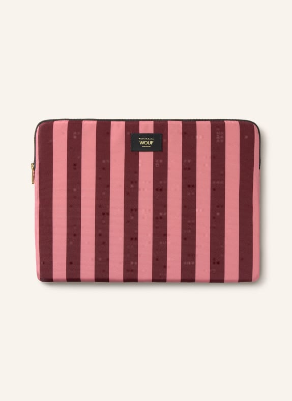 WOUF SOPHIE Laptop sleeve DARK RED / PINK