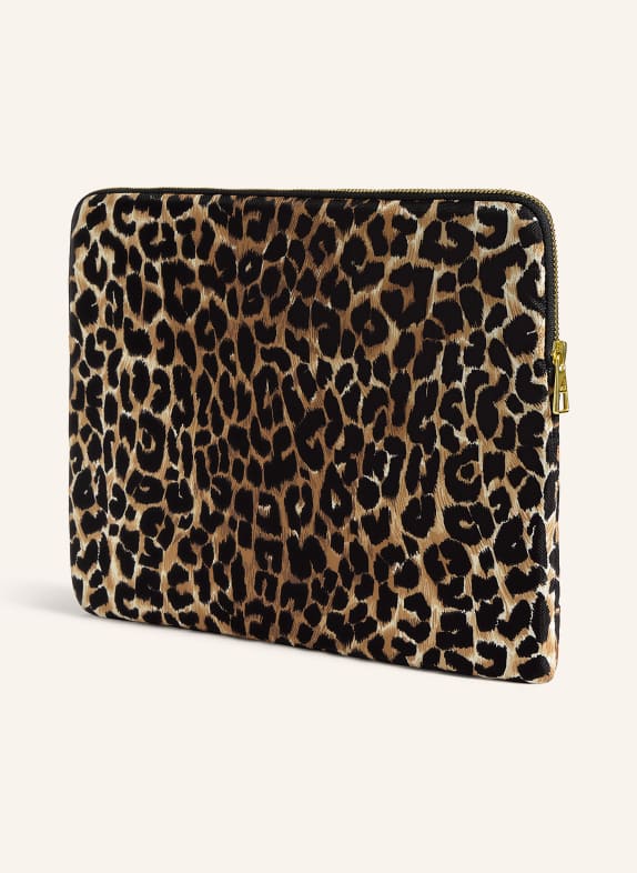 WOUF Laptophoes ICON COGNAC / MARRON FONCÉ / ZWART