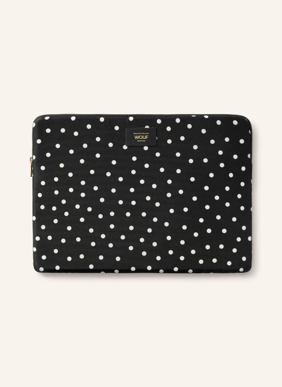 WOUF GRACE Laptop sleeve BLACK / WHITE