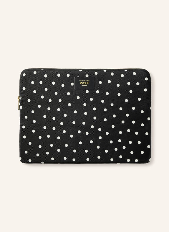 WOUF GRACE Laptop sleeve BLACK / WHITE