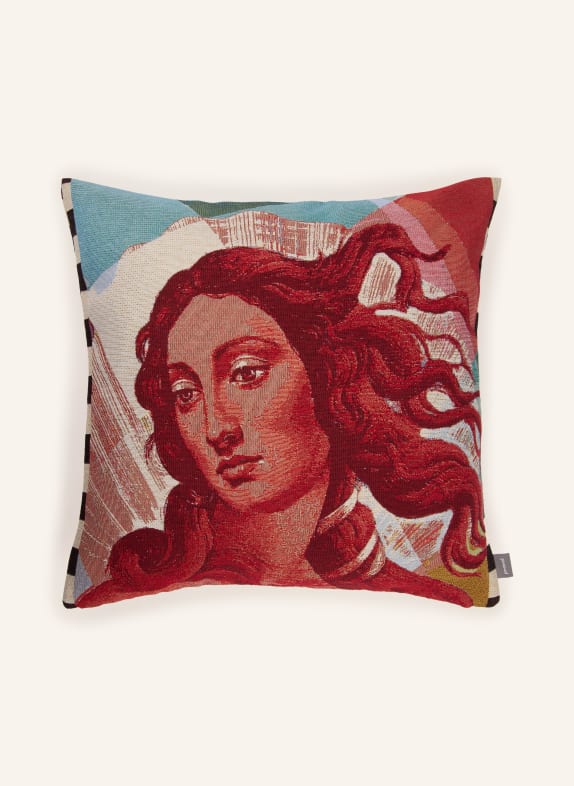 PAD LEGEND Decorative cushion cover DARK RED / CREAM / LIGHT BLUE