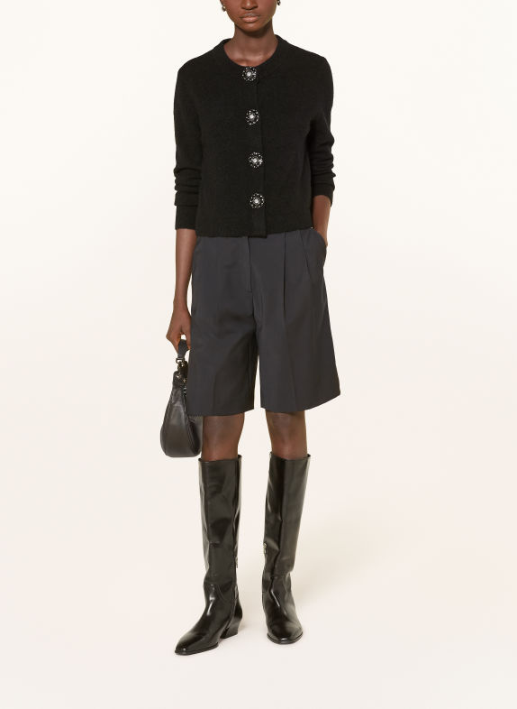 darling harbour Vest met sierstenen BLACK