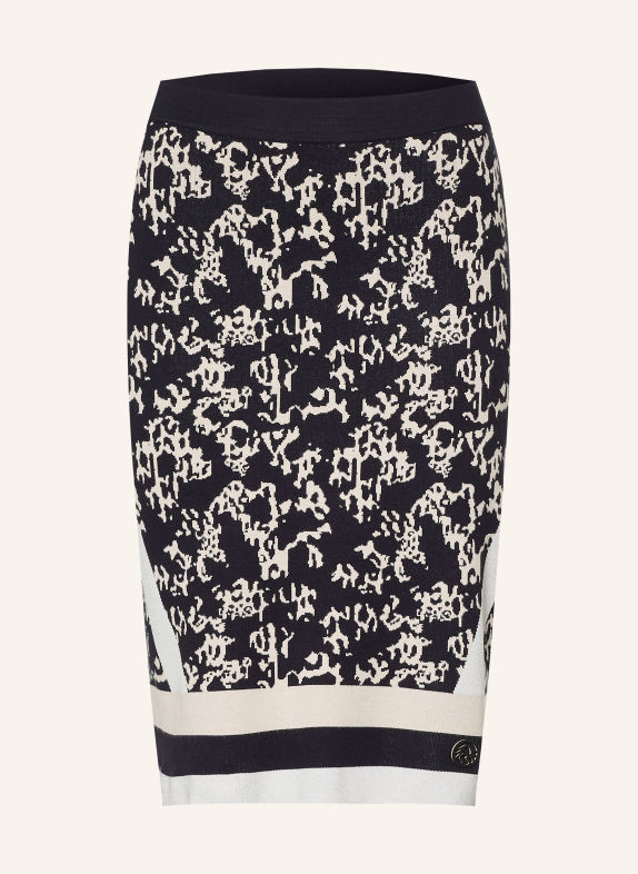 SPORTALM Strickrock DUNKELBLAU / WEISS