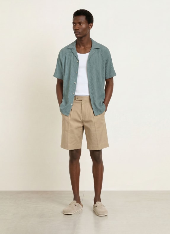 REISS Resort-overhemd KNOX Comfort Fit GROEN