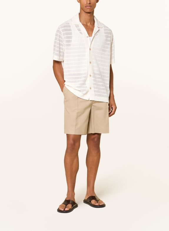 REISS Resort-overhemd SID Comfort Fit van jersey WIT