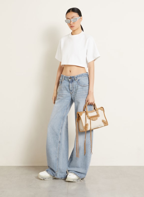 BALENCIAGA Sac à main LE CITY BAG SMALL BEIGE / OR / COGNAC