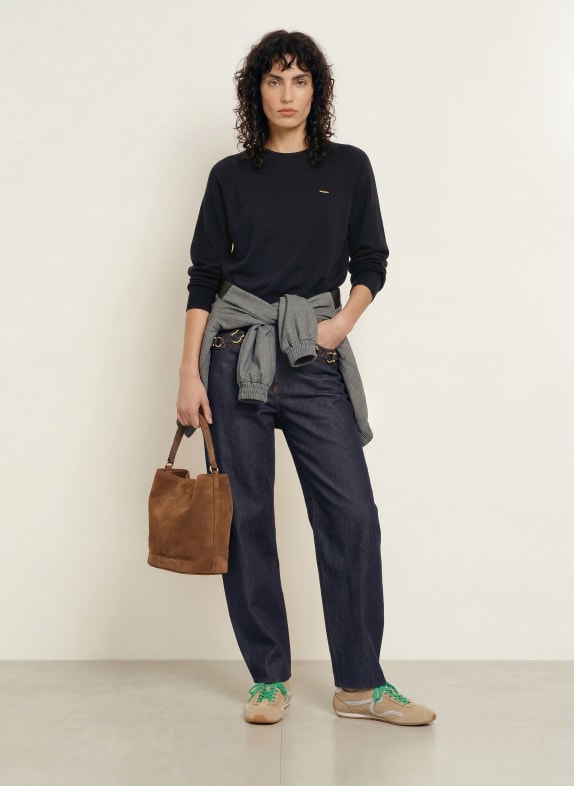 SANDRO Pullover SCHWARZ