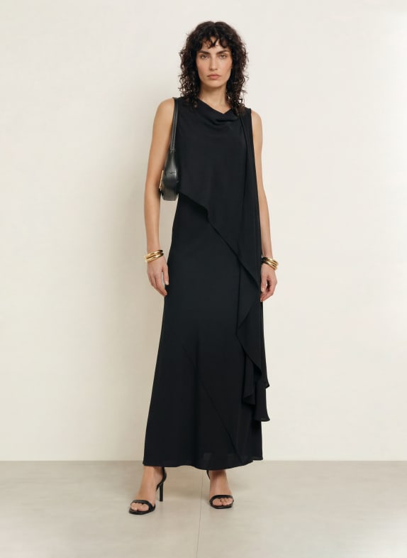 REISS Rochie de seară WINNIE NEGRU