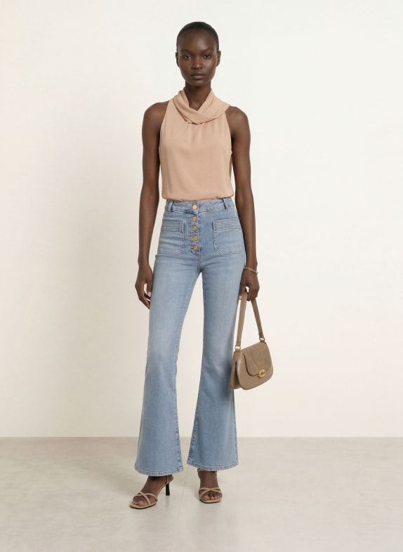 REISS Blousetop TAYLOR BEIGE