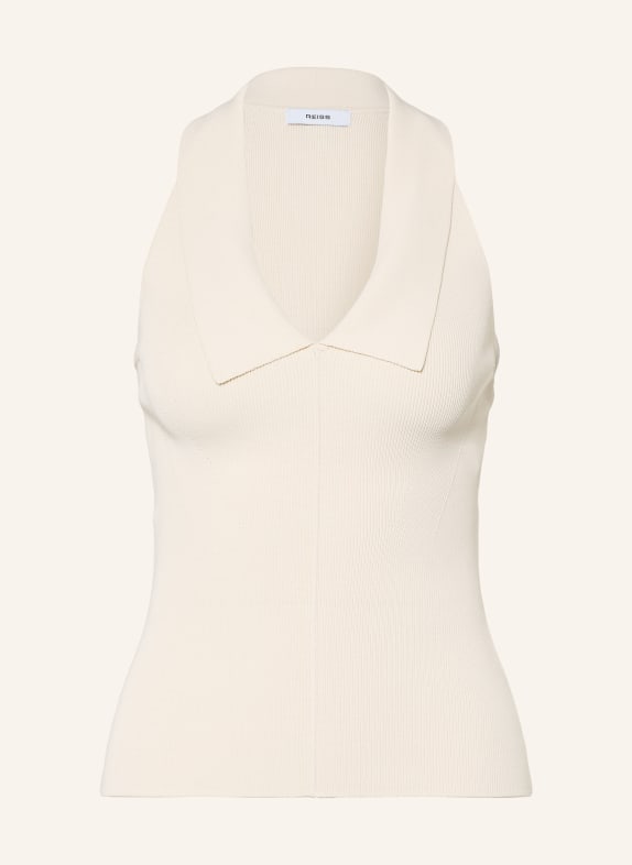 REISS Stricktop VERA ECRU