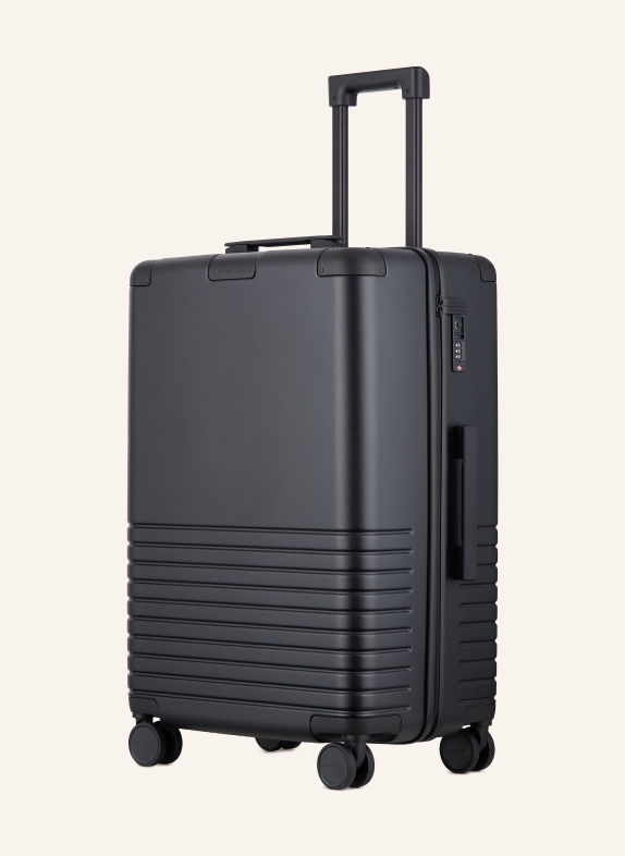KAPTEN & SON Valise à roulettes HEATHROW CHECK-IN NOIR