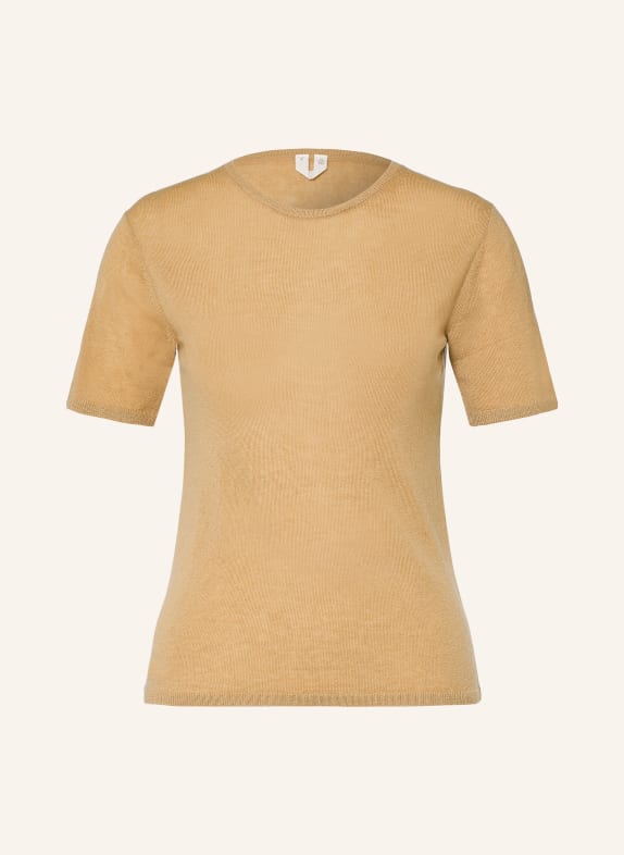 ARKET Gebreid shirt van kasjmier BEIGE