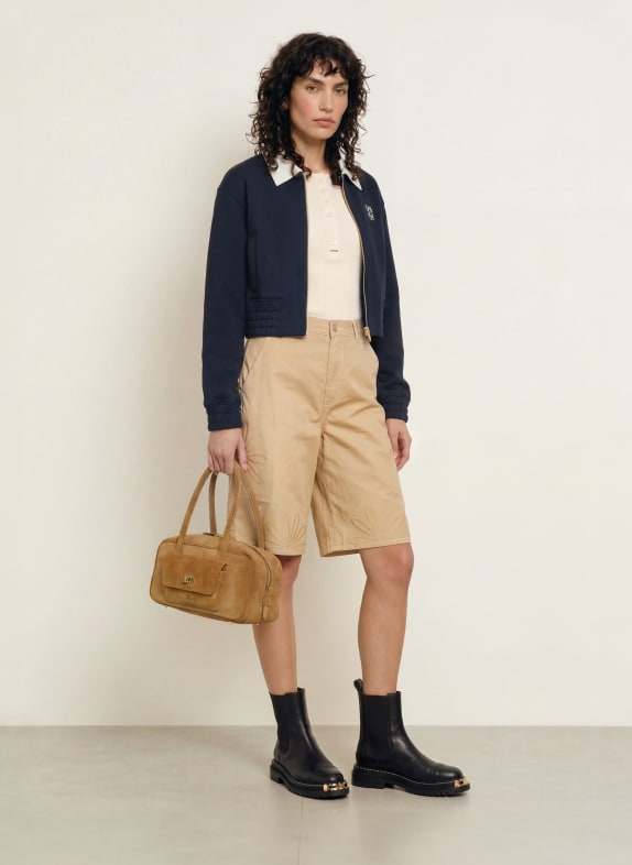 SANDRO Handtasche CAMEL