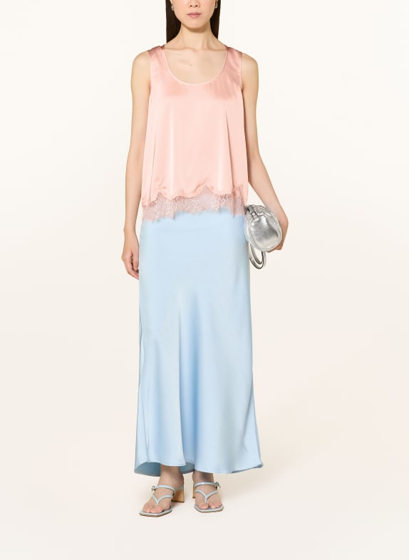 Rich & Royal Satijnen top met kant ROSE CLAIR