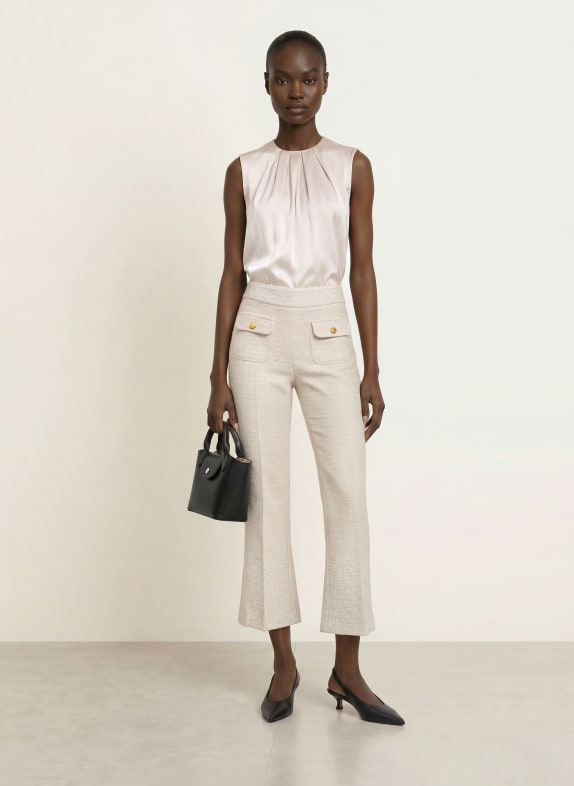 HOBBS Blousetop ROSANNE uit satijn CRÈME