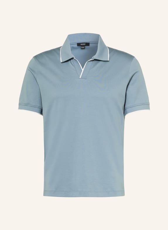 REISS NICO Jersey polo shirt BLUE GRAY / WHITE