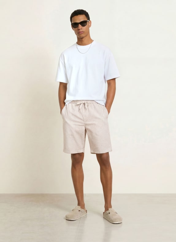 ALLSAINTS Short ROCKLAND BEIGE / WIT