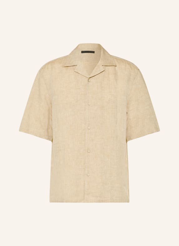 BOSS Cămașă de vacanță CESAR Comfort Fit din in BEJ