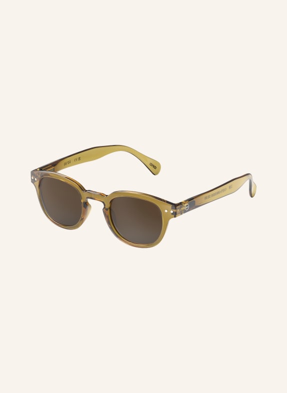IZIPIZI Sonnenbrille #C GELB/ BRAUN
