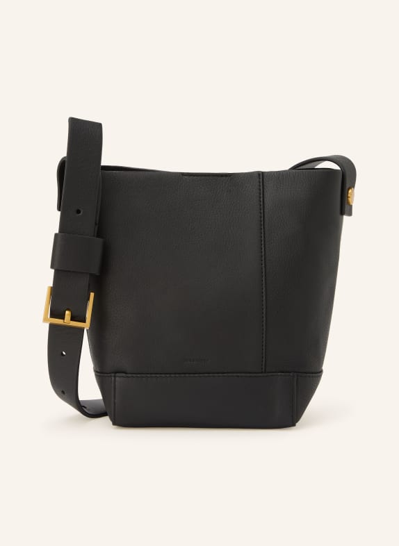 ALLSAINTS ALBA MINI Crossbody Bag BLACK / GOLD