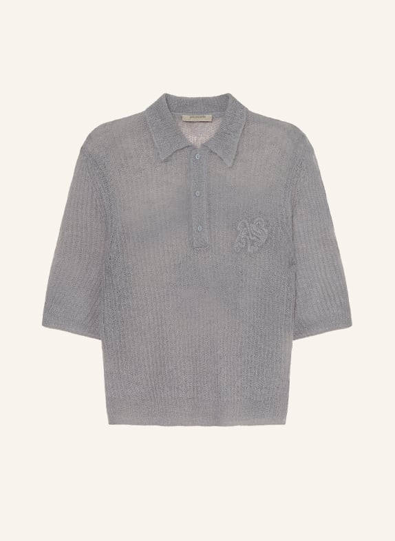 ALLSAINTS Haut en maille ANABEL avec mohair BLEU CLAIR