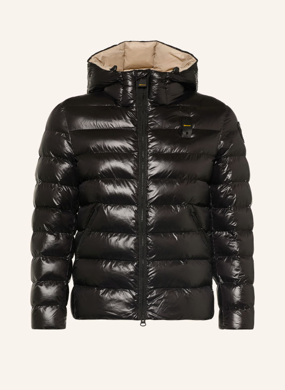 Blauer Steppjacke ADAMS SCHWARZ