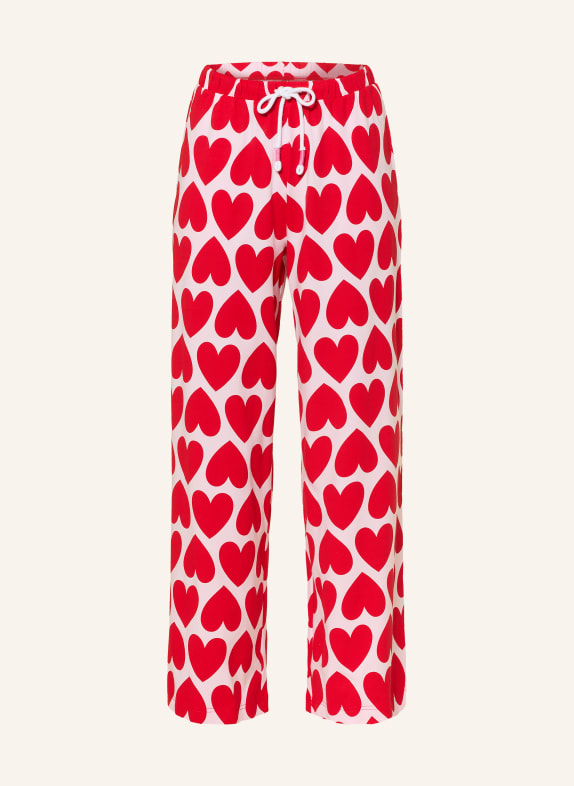 mey SUGAR HEARTS Pajama bottoms Collection RED / LIGHT PINK