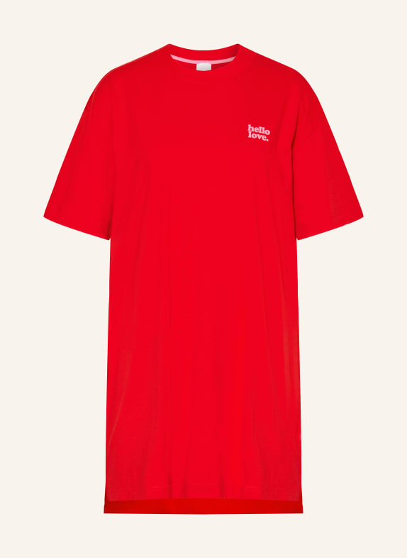 mey Chemise de nuit de la gamme SOLID LOVE ROUGE