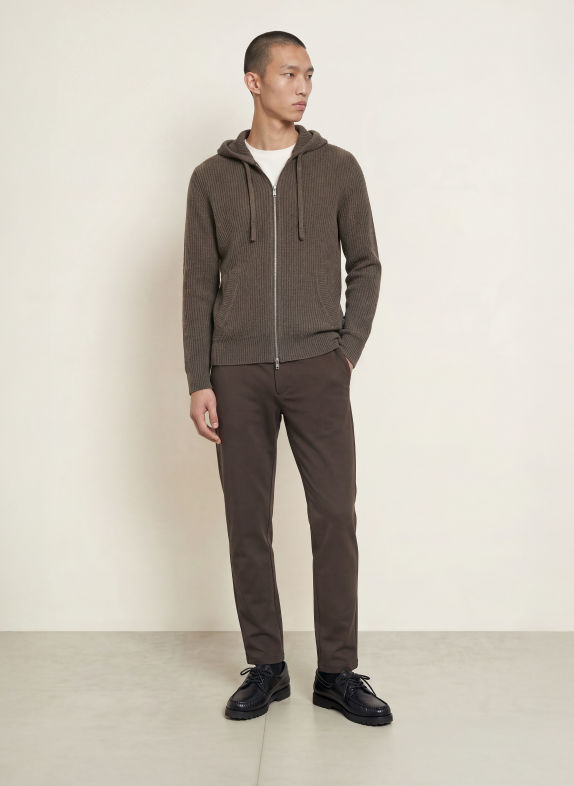 Marc O'Polo Jerseyhose MOROT JOGGER DUNKELGRAU