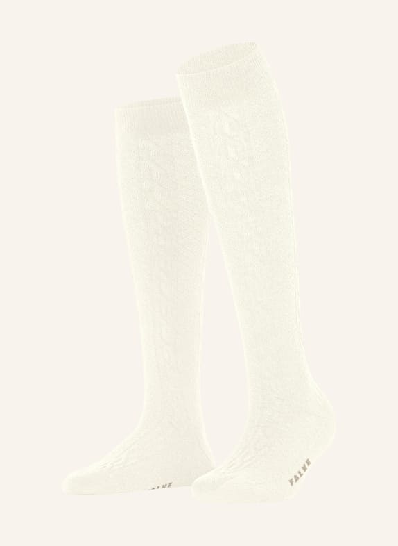 FALKE Mi-bas DECLIVITY en laine mérinos 2040 off-white