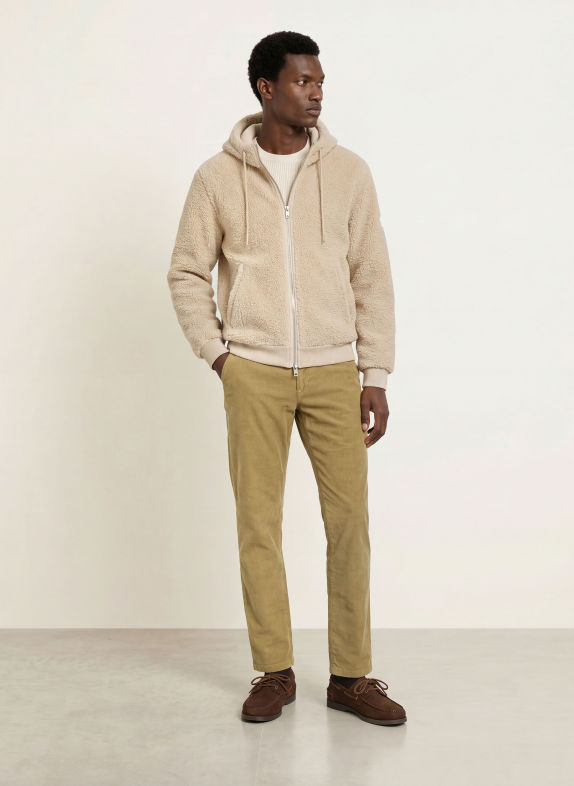 Marc O'Polo Cordhose MADS JOGGER Regular Fit KHAKI