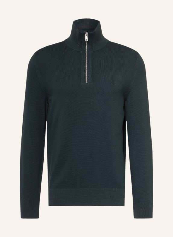 Marc O'Polo Half-zip sweater DARK GRAY