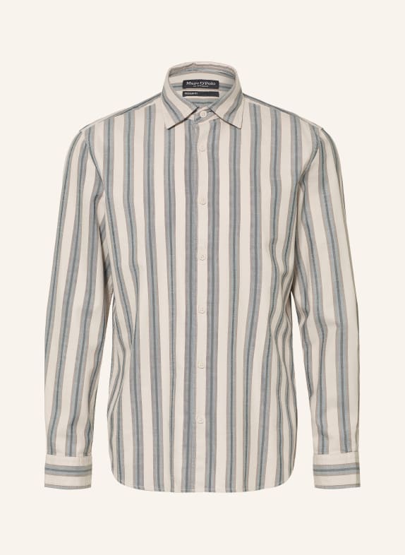 Marc O'Polo Hemd Regular Fit CREME / BEIGE / HELLBLAU
