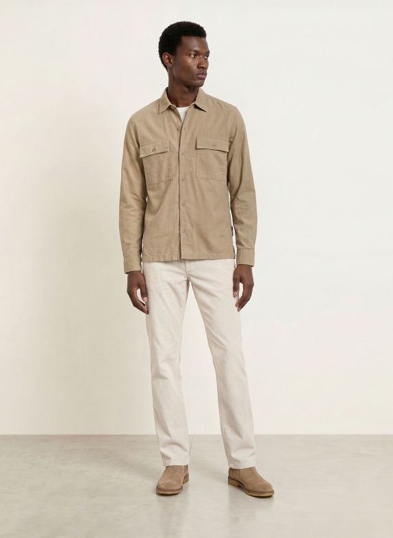 Marc O'Polo Overshirt i fløjl BEIGE