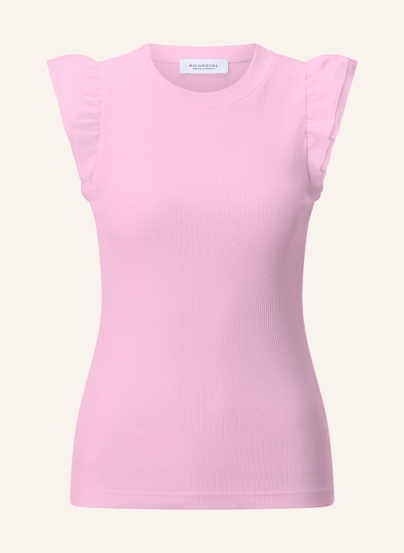 Rich & Royal Top with ruffles PINK