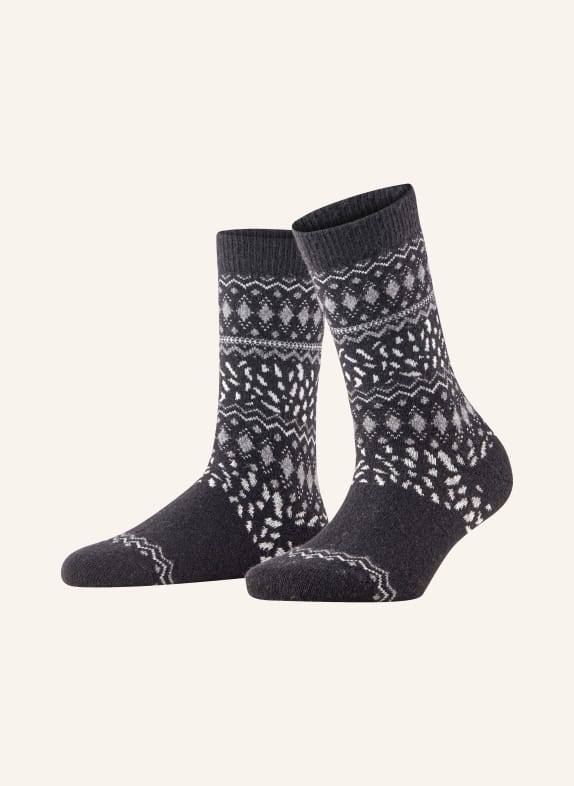 FALKE Chaussettes COSY WOOL 3000 BLACK