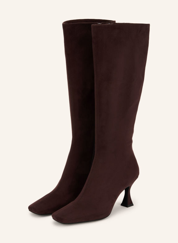 jeffrey campbell CHECKMATE Boots DARK BROWN
