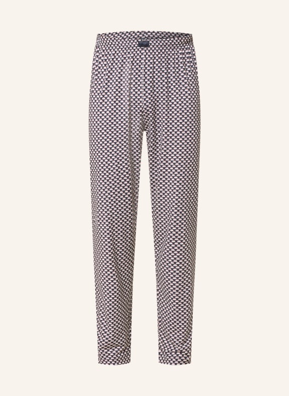 mey ESPRESSO LOVERS Pajama bottoms Collection DARK BLUE / RED / WHITE