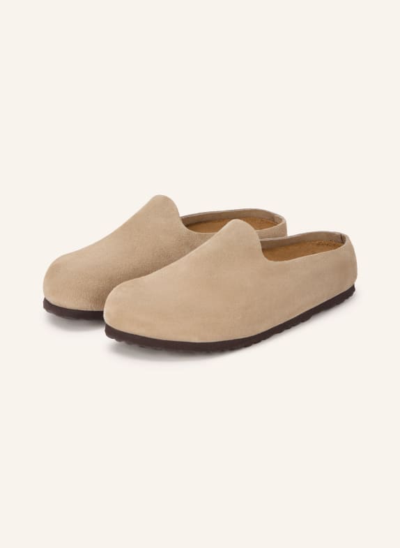 BIRKENSTOCK Muiltjes AMSTERDAM WRAPPED LEVE BEIGE